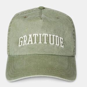 Spiritual Gangster Gratitude Dad Hat in Dusty Sage NWT